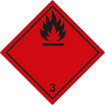 [9452C] 9452C - Etichetta adesiva FLAMMABLE solo simbolo (3)