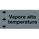 [99C570NES] 99C570NES - Etichetta fondo grigio "VAPORE ALTA TEMPERATURA" sinistra