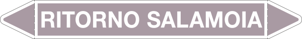 [99C940B] 99C940B - foglio da 5 etichette autoadesive con frecce+simb RITORNO DI SALAMOIA