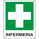 [E20102Y] E20102Y - Cartello emergenza infermeria UNI ISO 7010