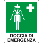 [E20103Y] E20103Y - Cartello doccia di emergenza UNI ISO 7010
