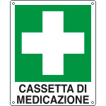 [E20113X] E20113X - Cartello cassetta di medicazione UNI ISO 7010