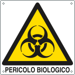 [E403101KS] E403101KS - Etichetta autoadesiva pericolo biologico EN ISO 7010