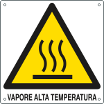 [E403903KS] E403903KS - Etichetta autoadesiva pericolo vapore alta temperatura EN ISO 7010